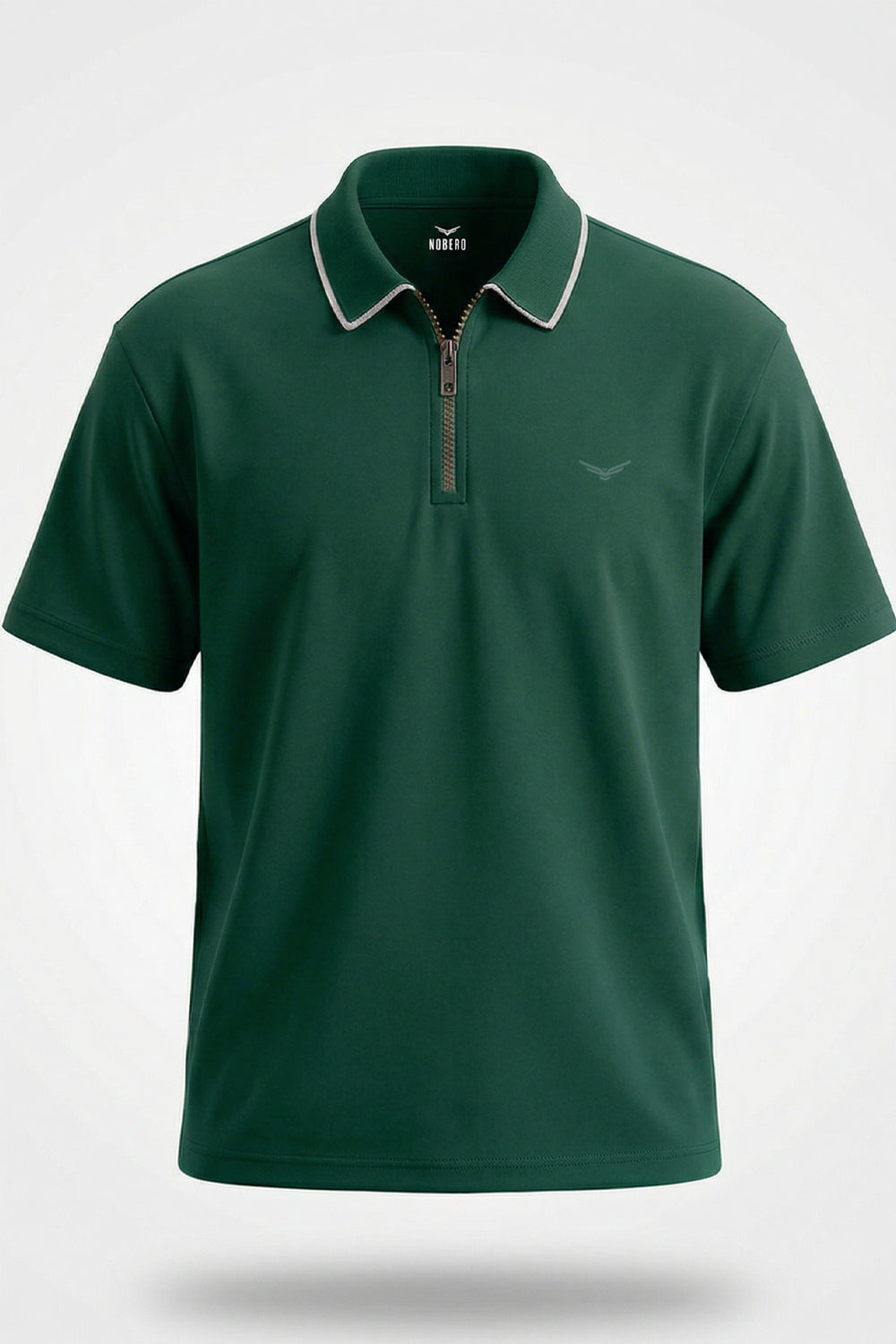 Zip Collar Polo T-Shirt