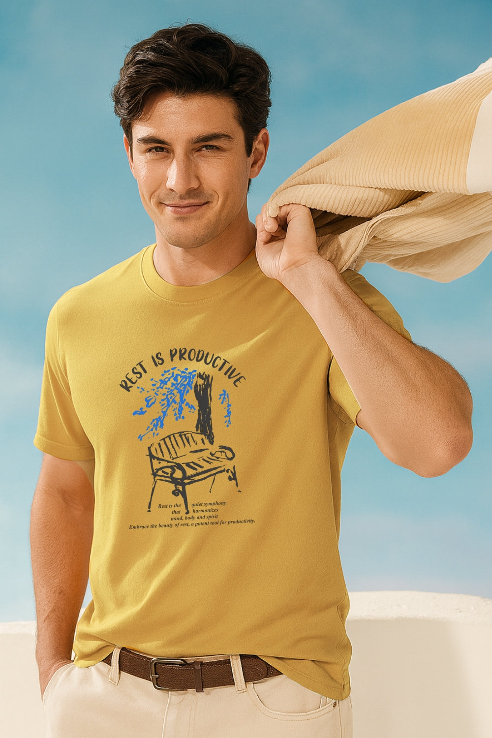 Rest is productive Classic Fit T-Shirt