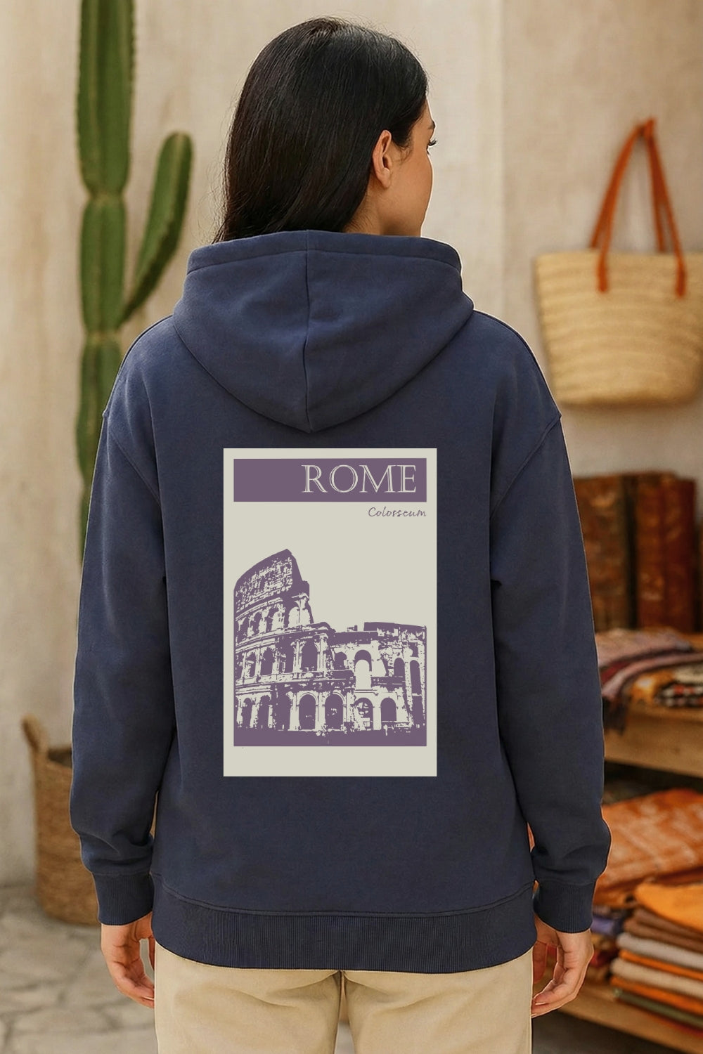 Unisex Rome Oversized Hoodie
