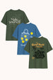 Pack of 3 Oversized Tees
