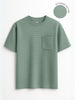 Ottoman Textured Half Sleeve T-Shirt