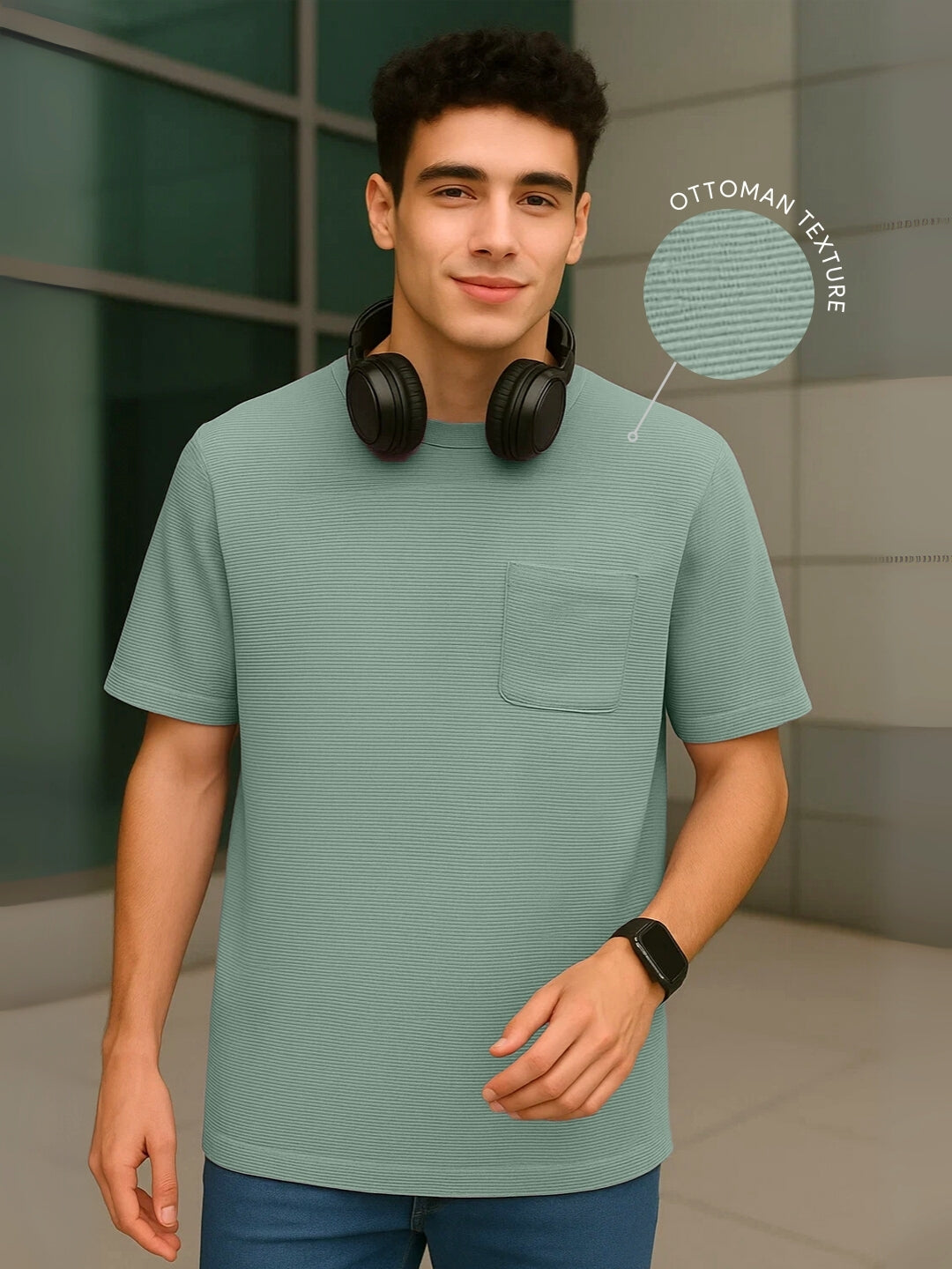 Ottoman Textured T-Shirt