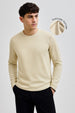 Popcorn Texture Full Sleeve T-Shirt