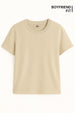 Boyfriend Fit Cotton T-Shirt