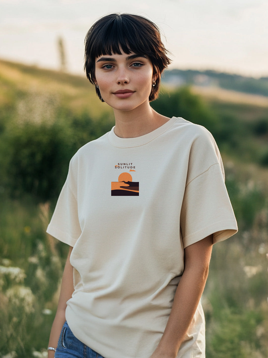Sandscape Oversized T-Shirt