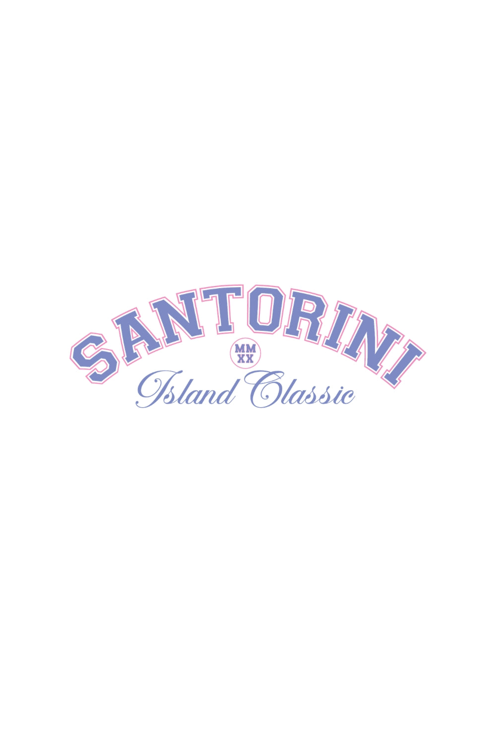 Santorini Island Women Classic Fit Tee