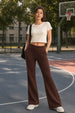 Flared Terry Pants