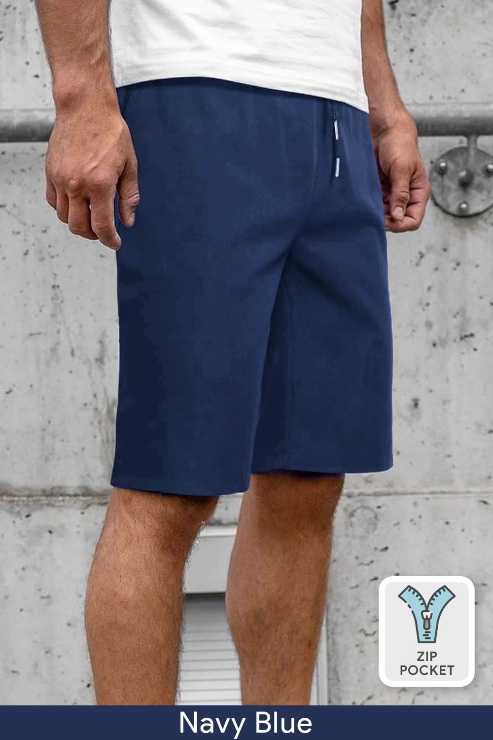 Maroon Zip Pocket Shorts