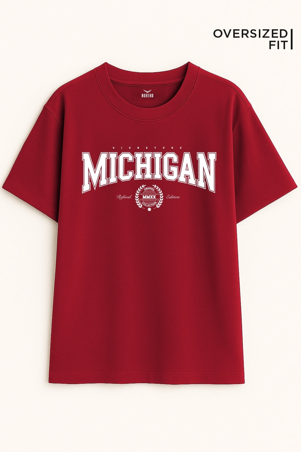 Signature Michigan Refined Oversized Fit Women Tee