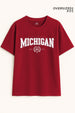 Signature Michigan Refined Oversized Fit Women Tee