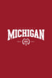 Signature Michigan Refined Oversized Fit Women Tee