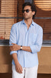 Airy Stripe Linen Cotton Blend Shirt