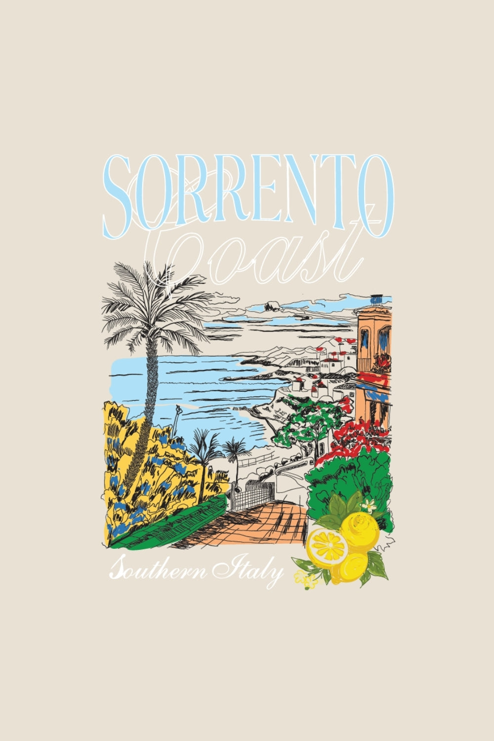 Sorrento Oversized Fit Women Tee