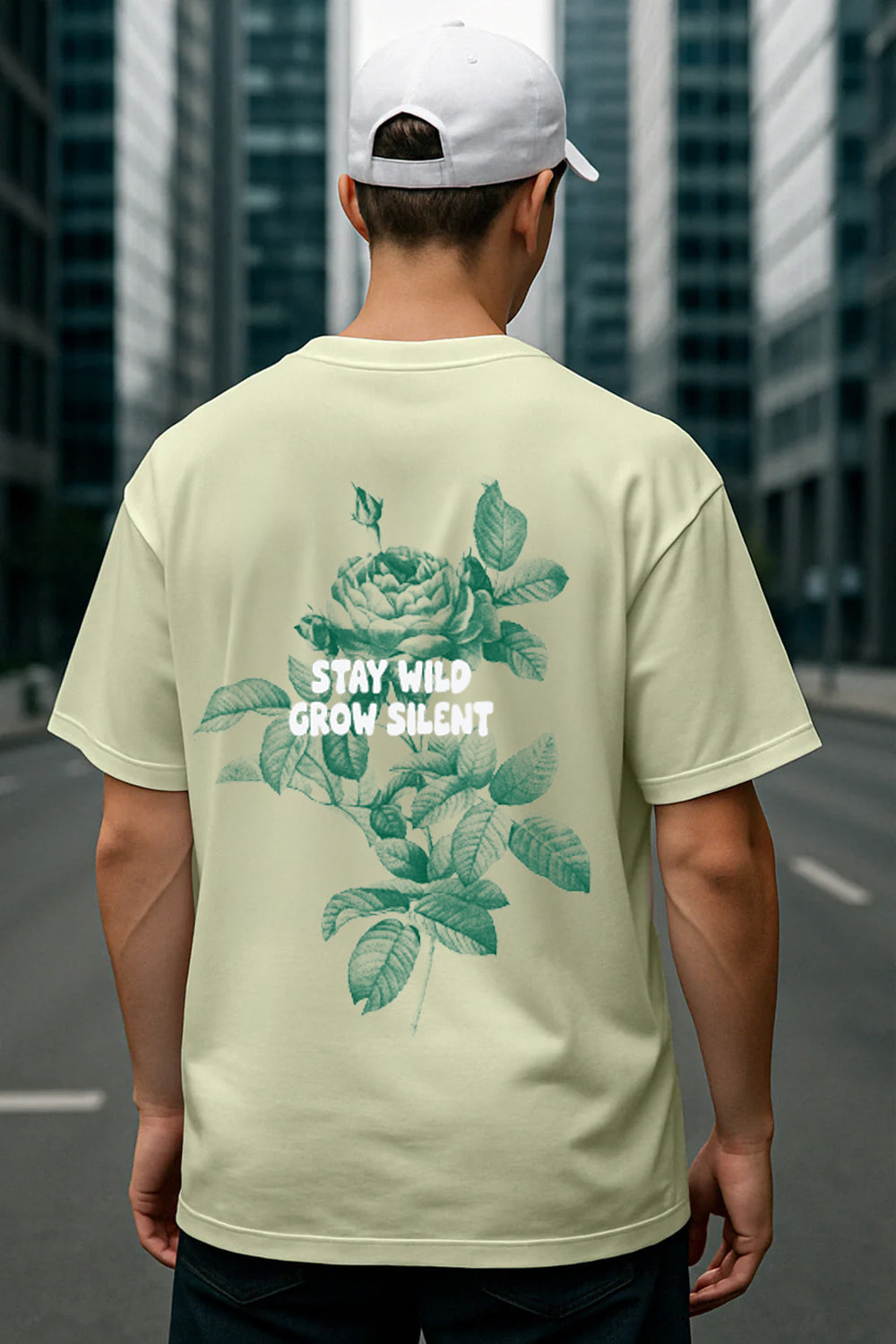 Stay Wild Grow Silent Oversized T-Shirt