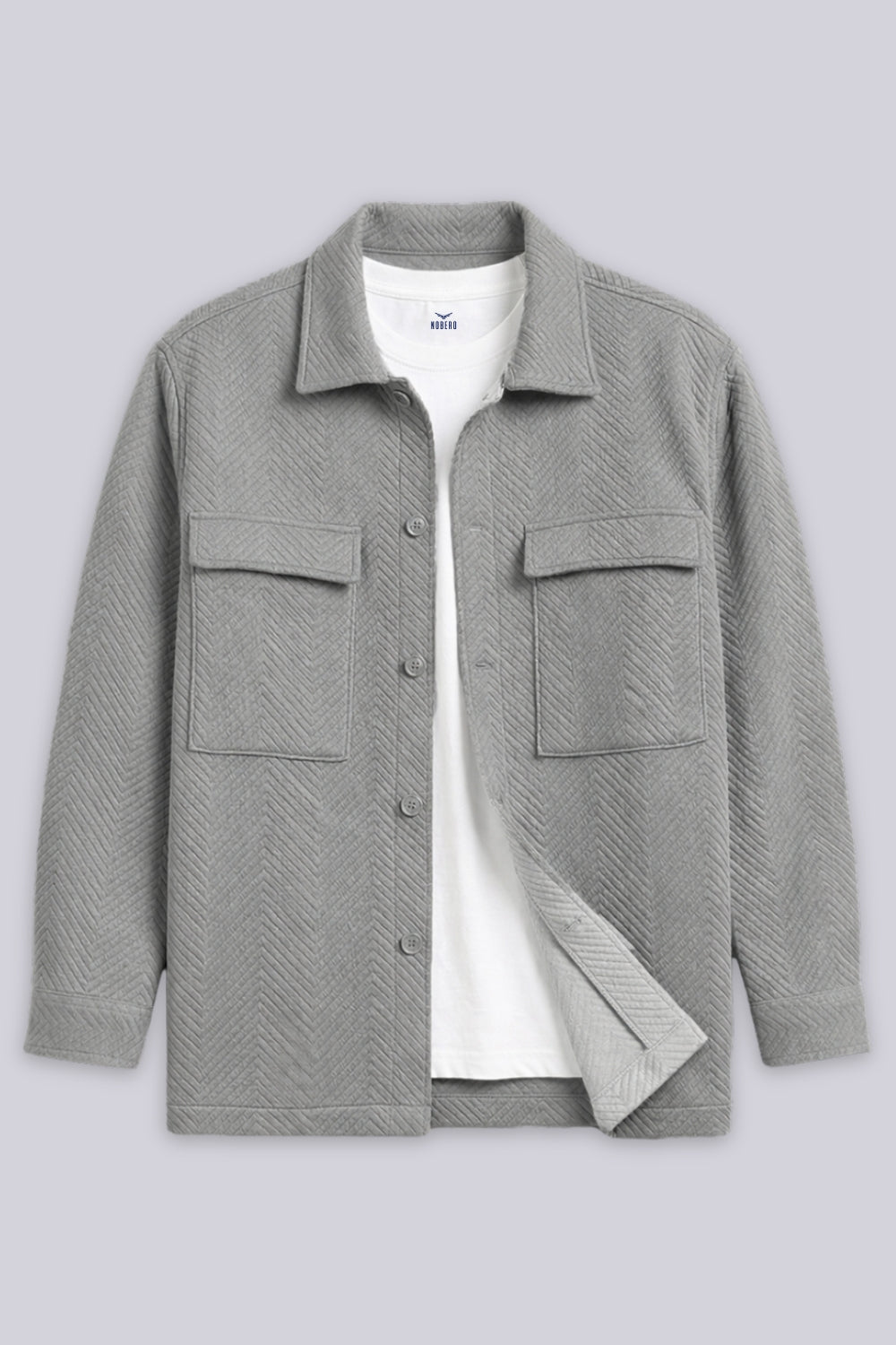 Textured Relax Fit Shacket