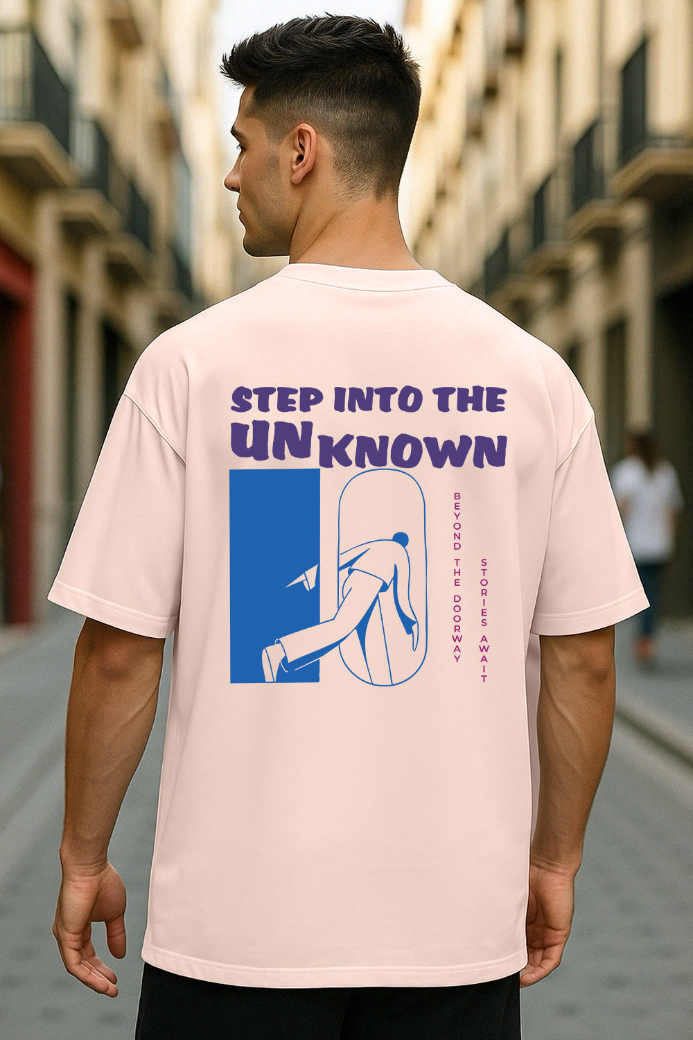 Step into the unknown Oversized T-Shirt