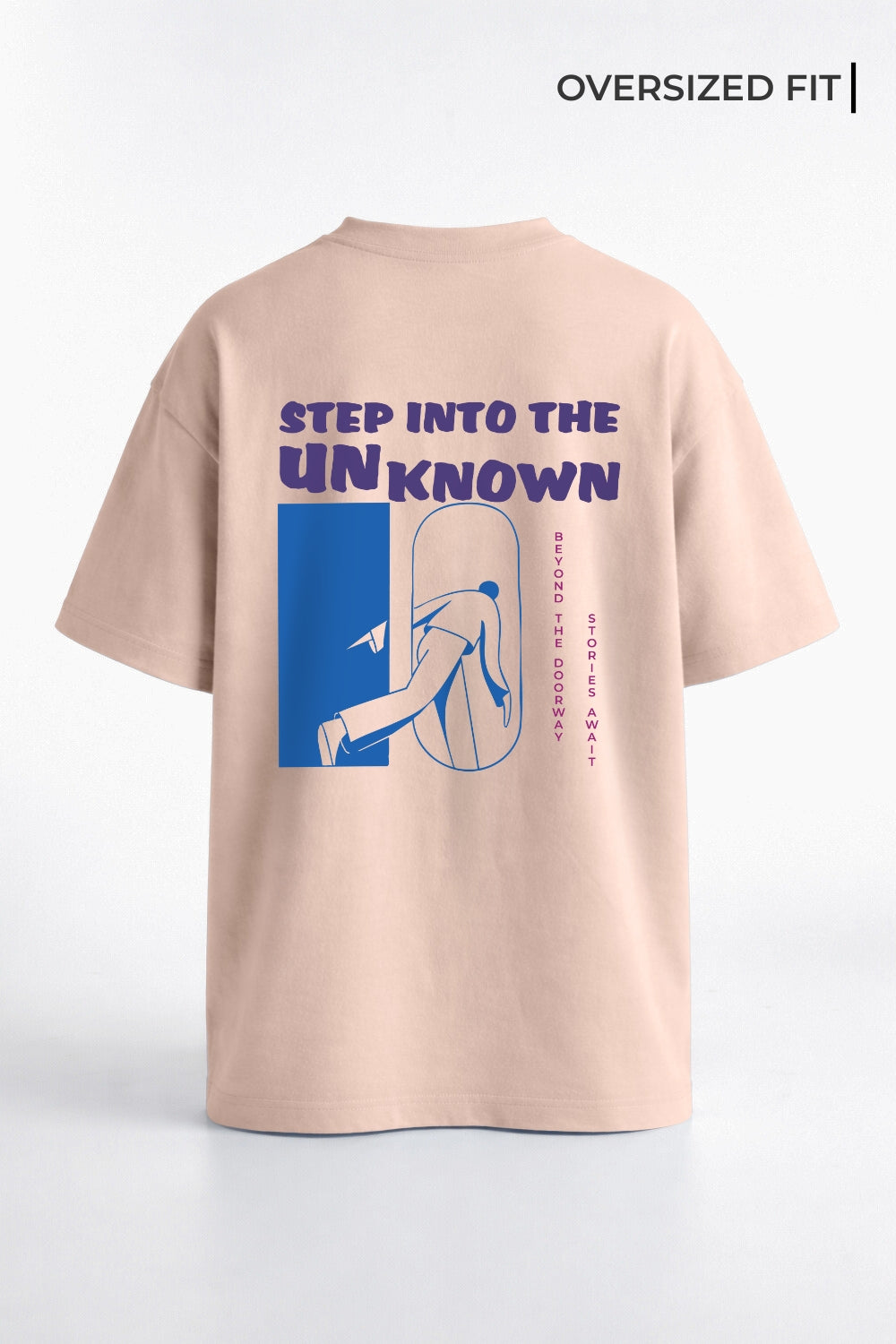 Step into the unknown Oversized T-Shirt