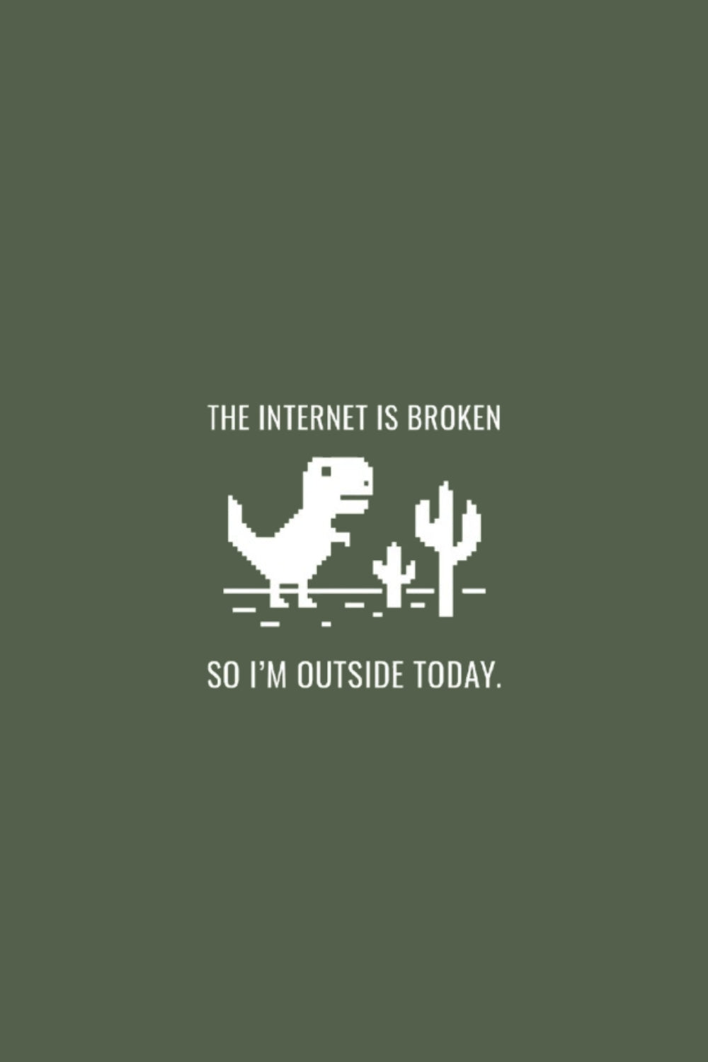 Internet is Broken Women Classic Fit Tee