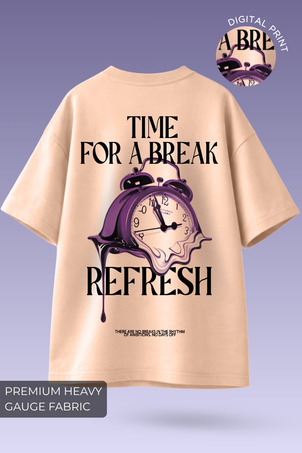 Time For A Break-Refresh Oversized T-Shirt