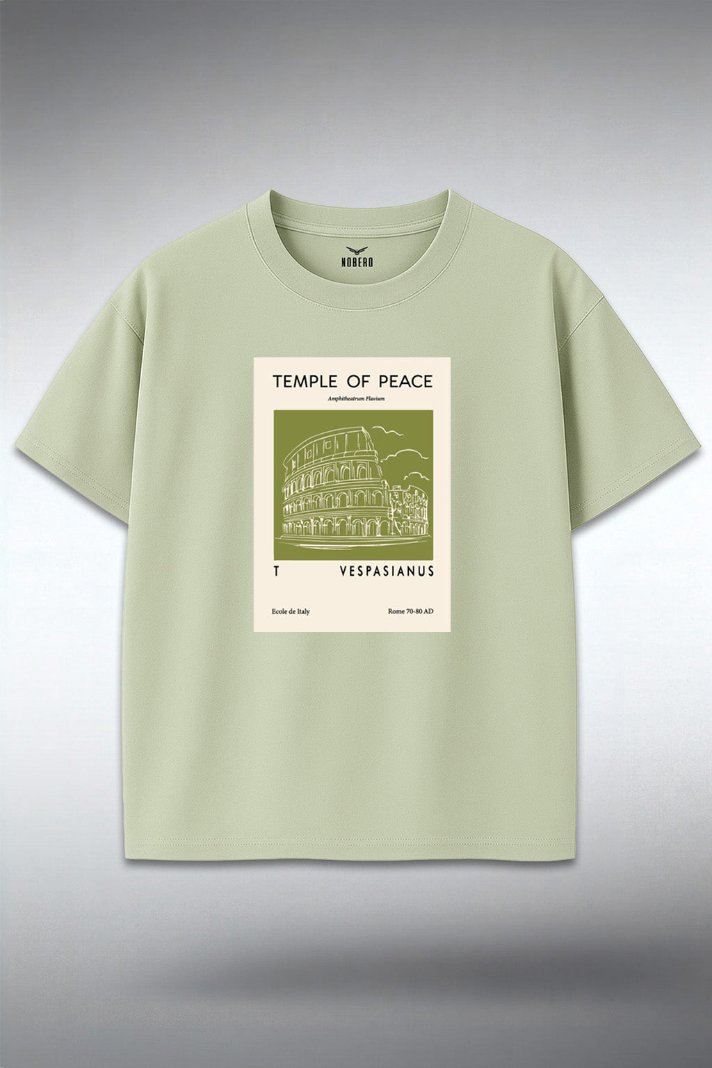 Temple of Peace Oversized T-Shirt
