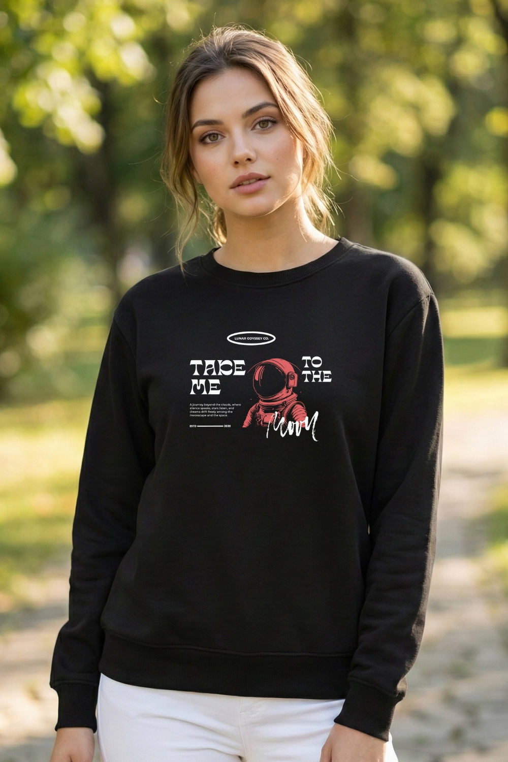 Unisex Take Me To The Moon Classic  Sweatshirt