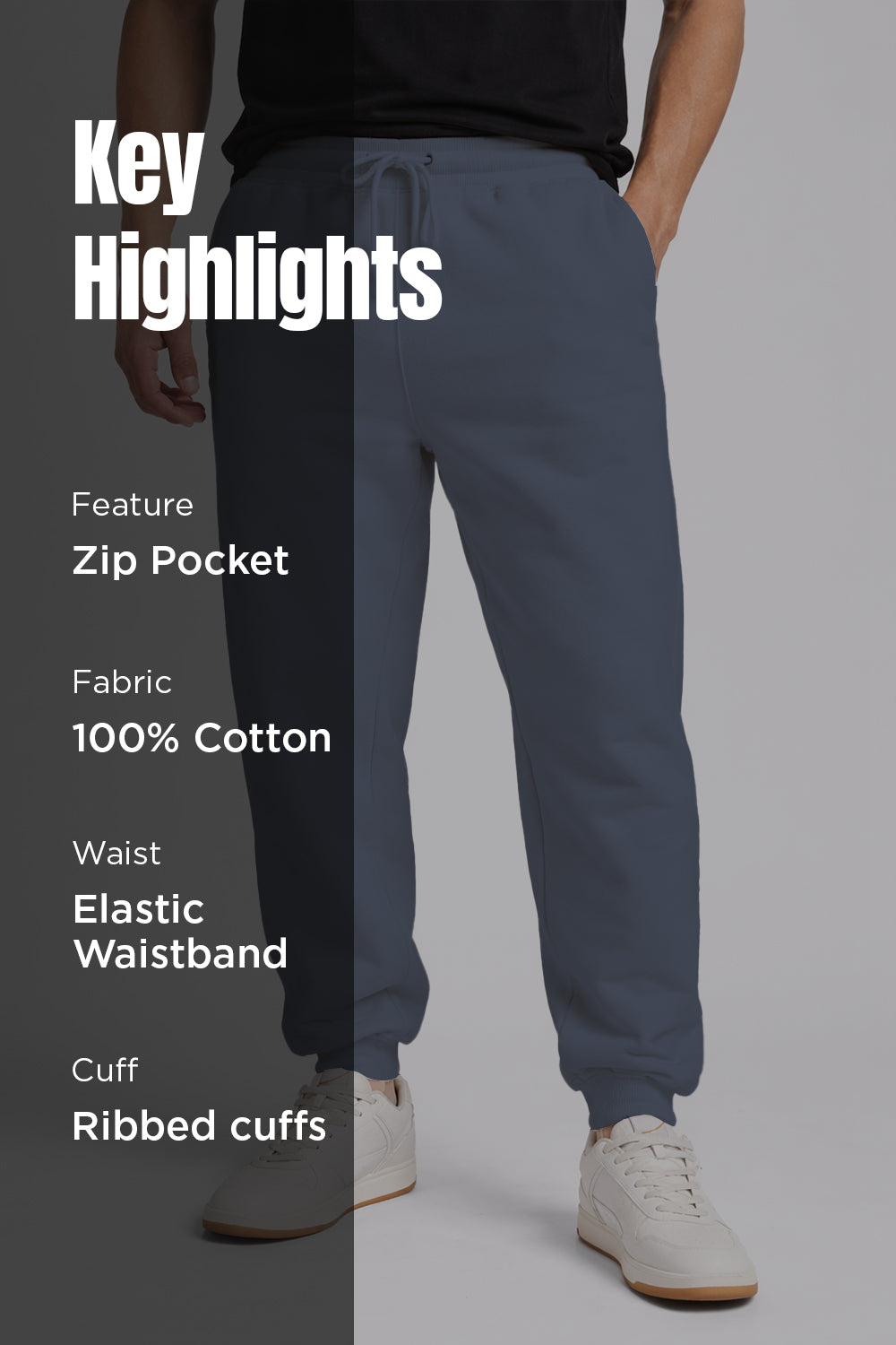 Zip-Pocket Joggers
