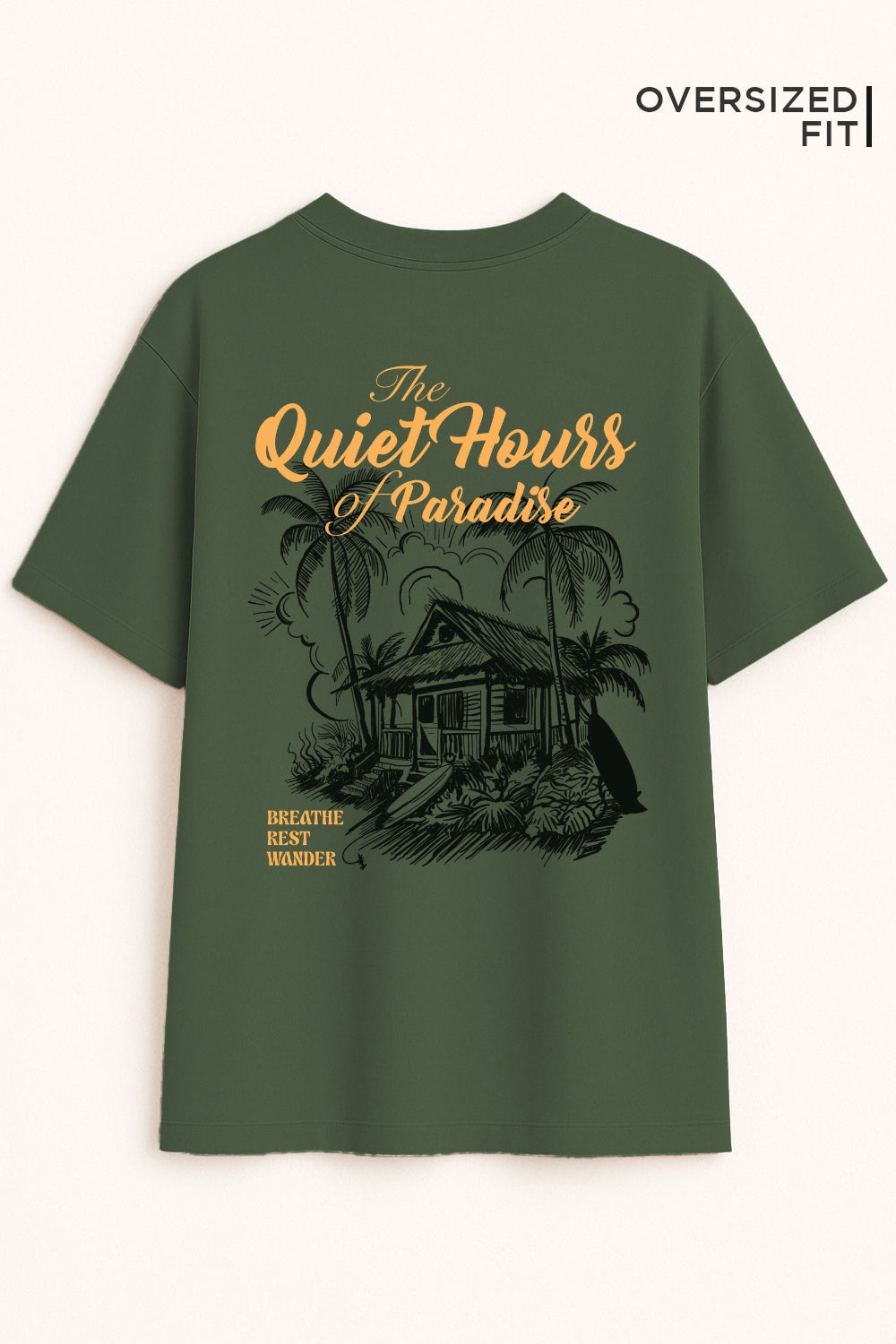 The Quiet Hour Oversized Fit Women Tee