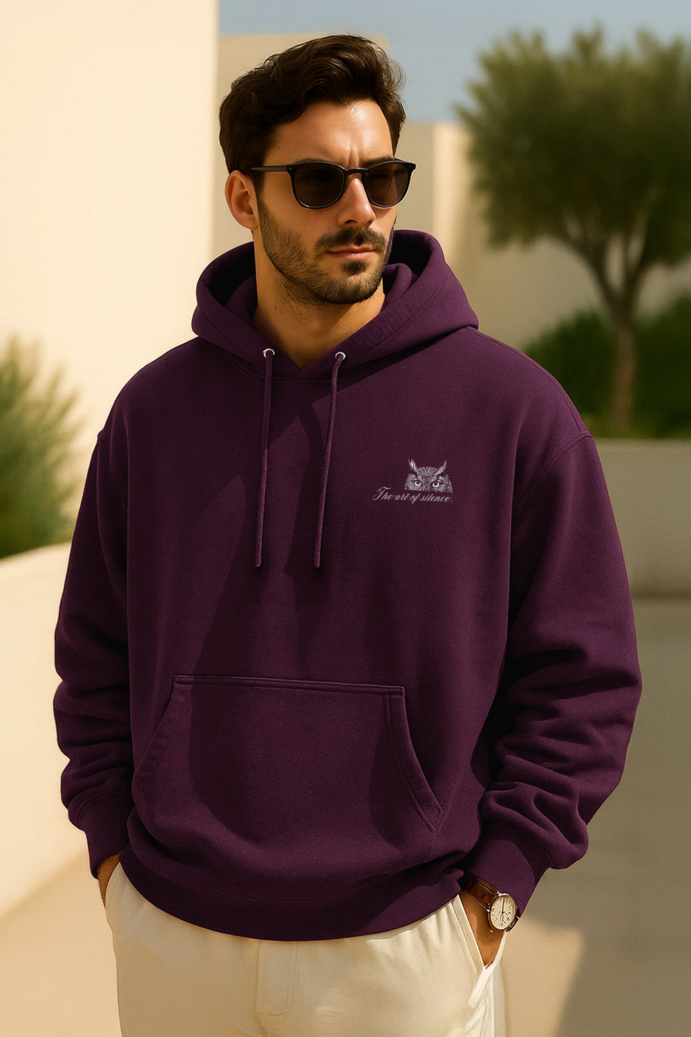 The Art of silence Oversized Hoodie