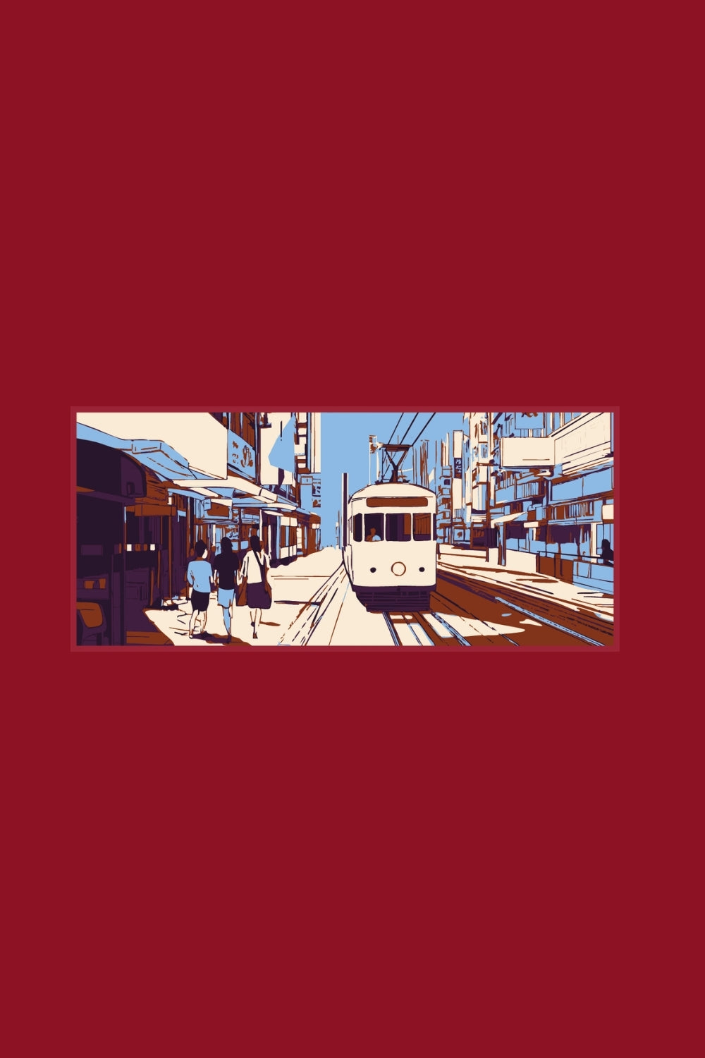 Tokyo Tram Premium T-Shirt