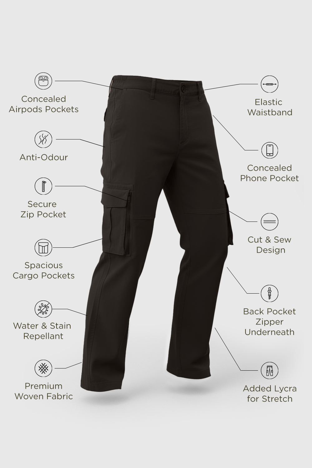 Wanderer - Travel Cargo Pants