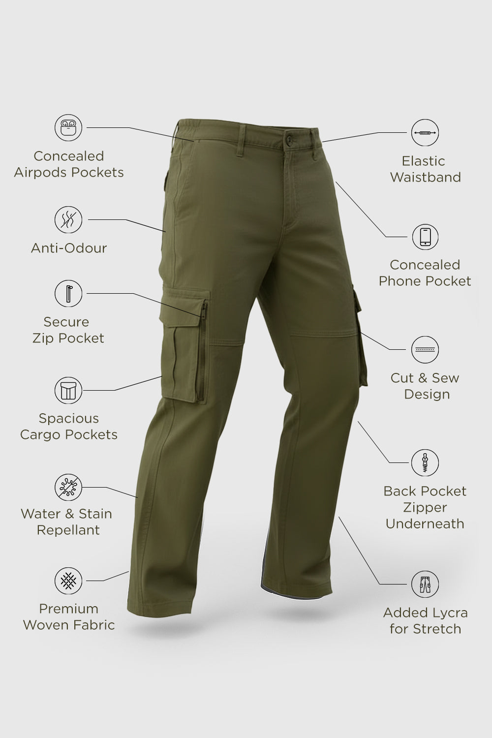 Wanderer - Travel Cargo Pants
