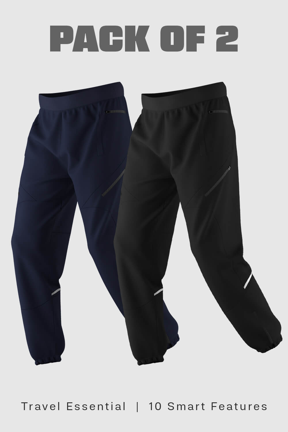 2-Pack - Wanderer - Travel Joggers