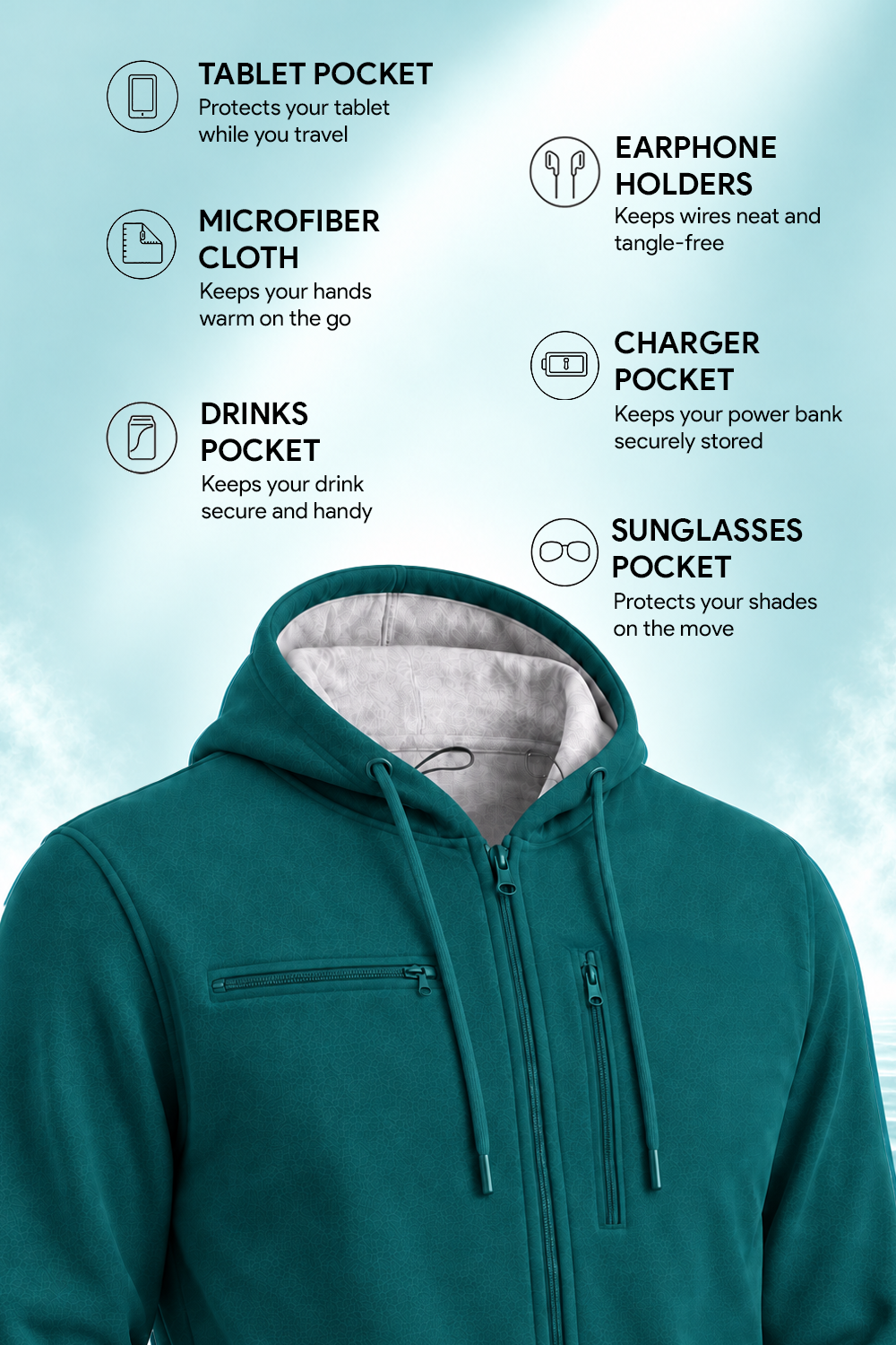 Wanderer - Travel Hoodie