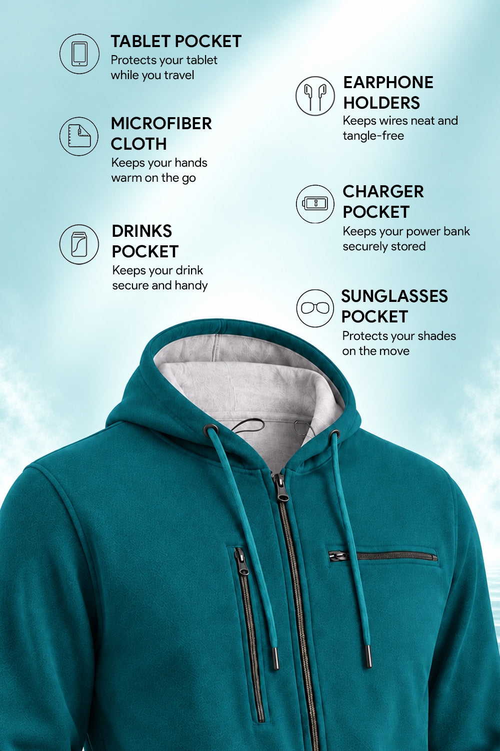 Wanderer - Travel Hoodie