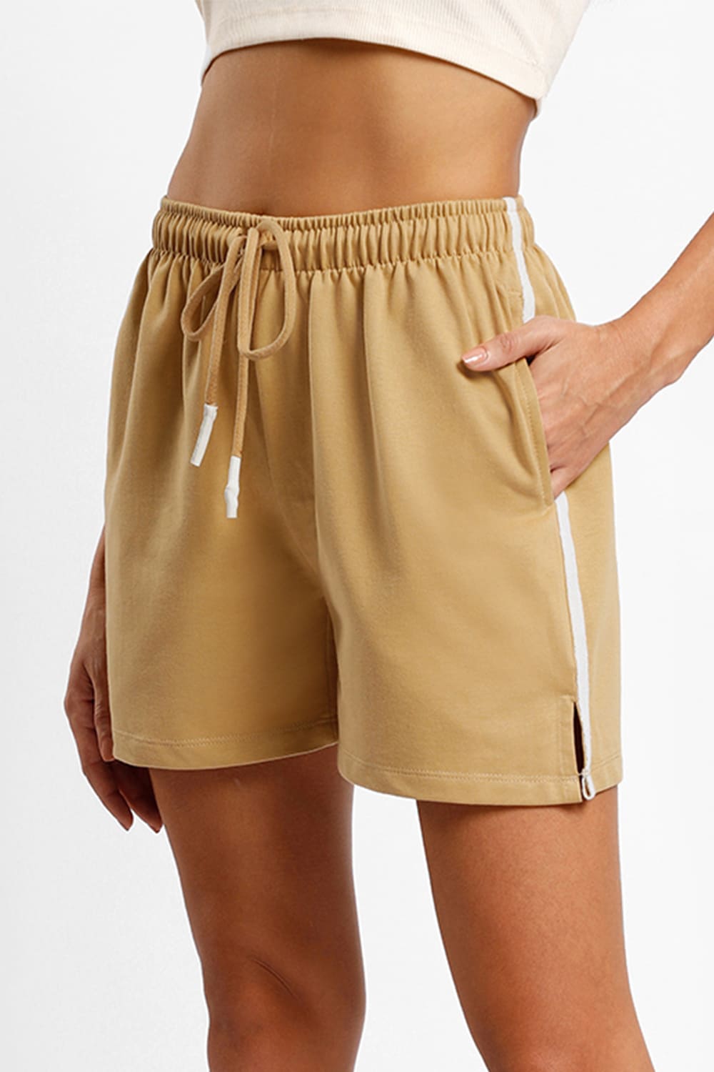Side Slit Women Shorts