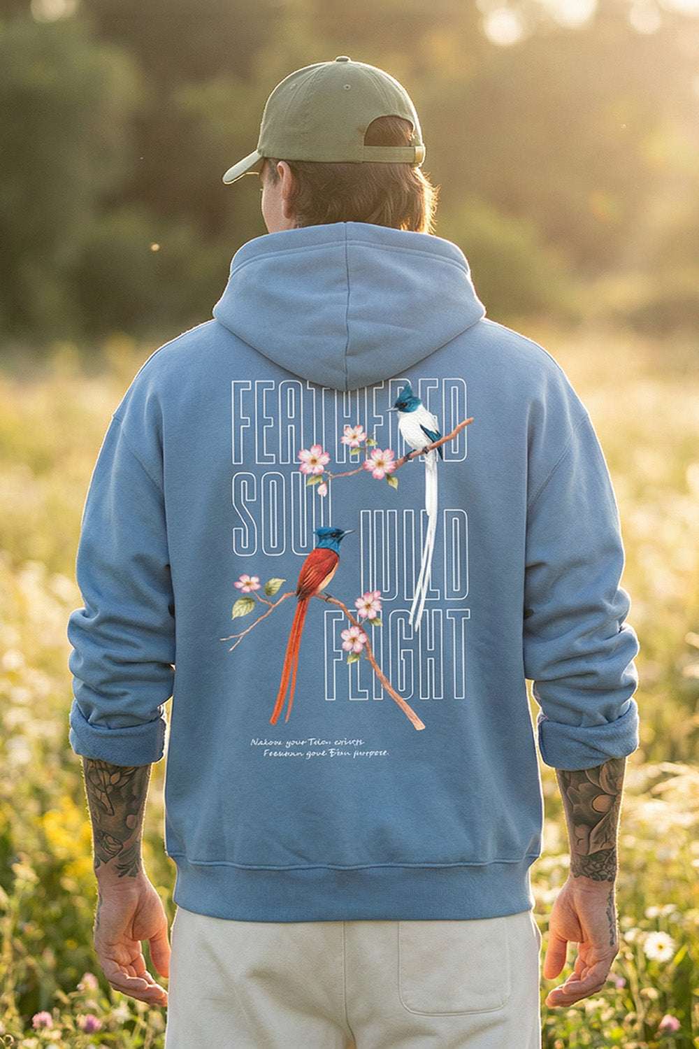 Feathered Soul Oversized Hoodie