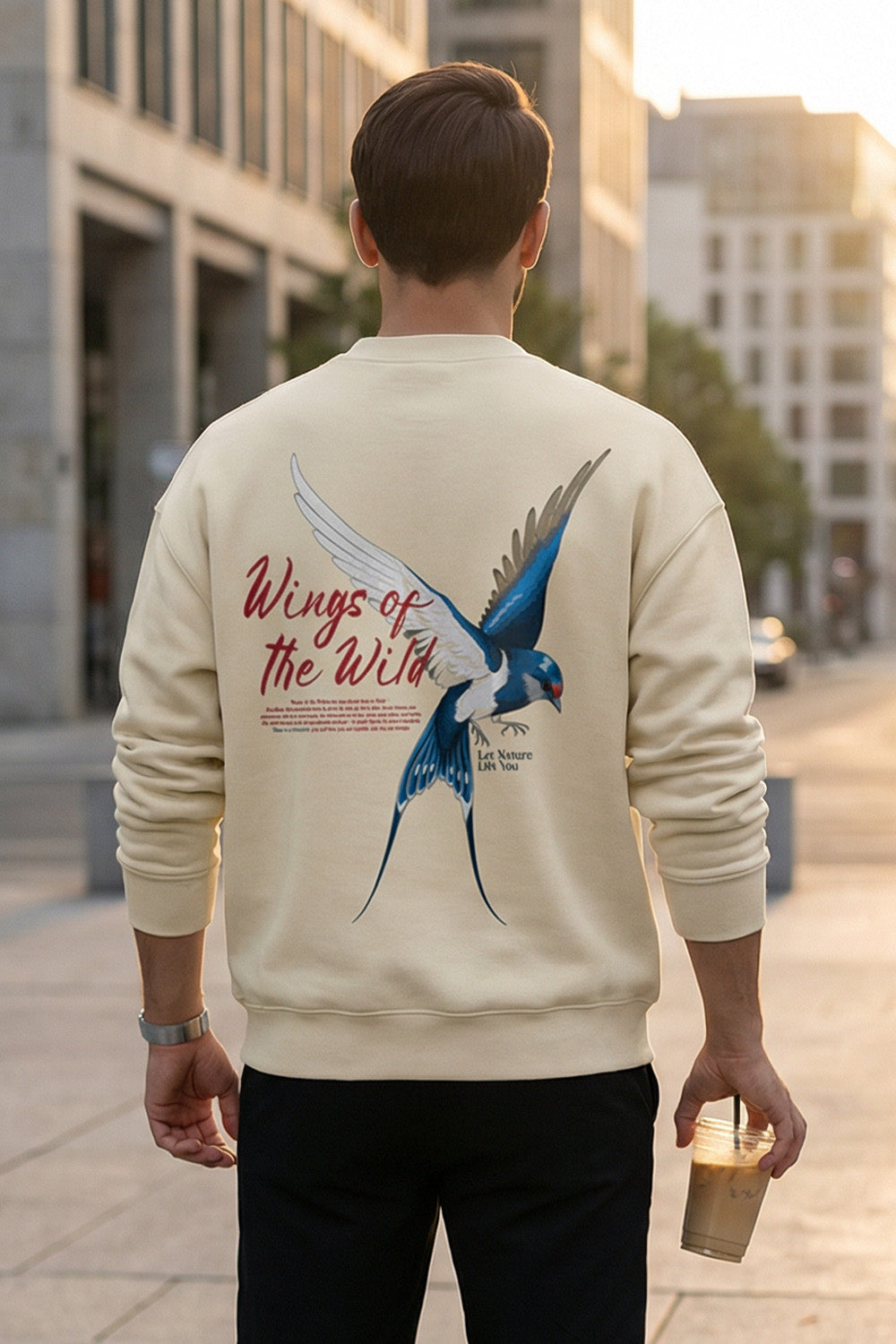 Wings of the wild Oversized  Sweatshirt