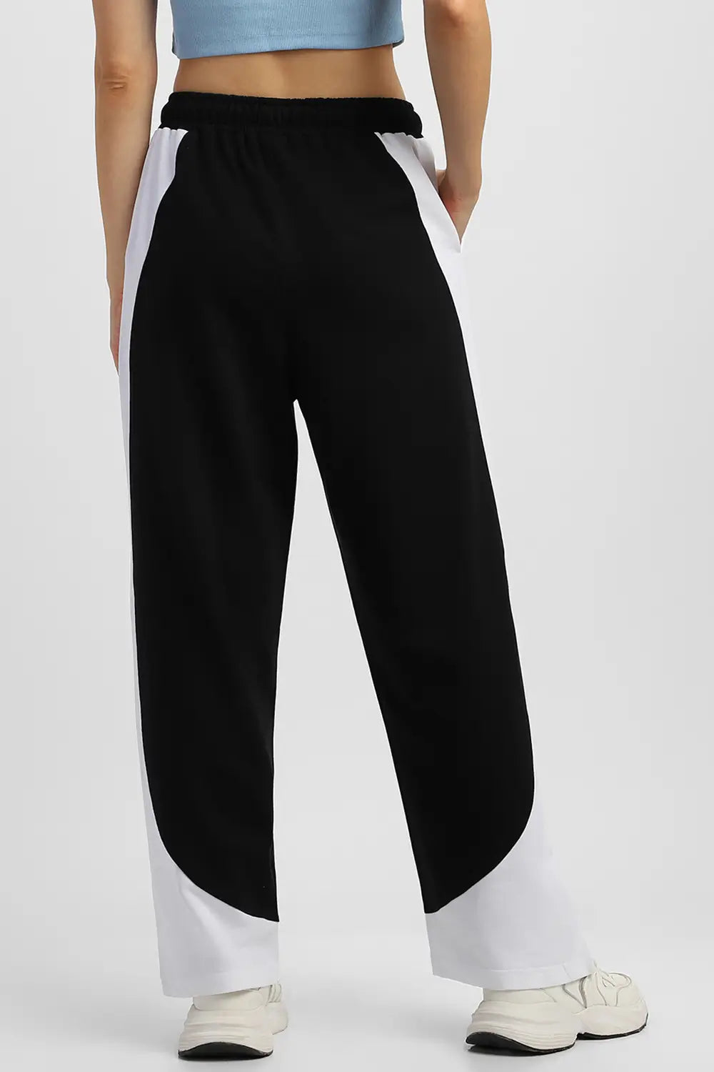 Baggy Fit Colorblocked Joggers Women