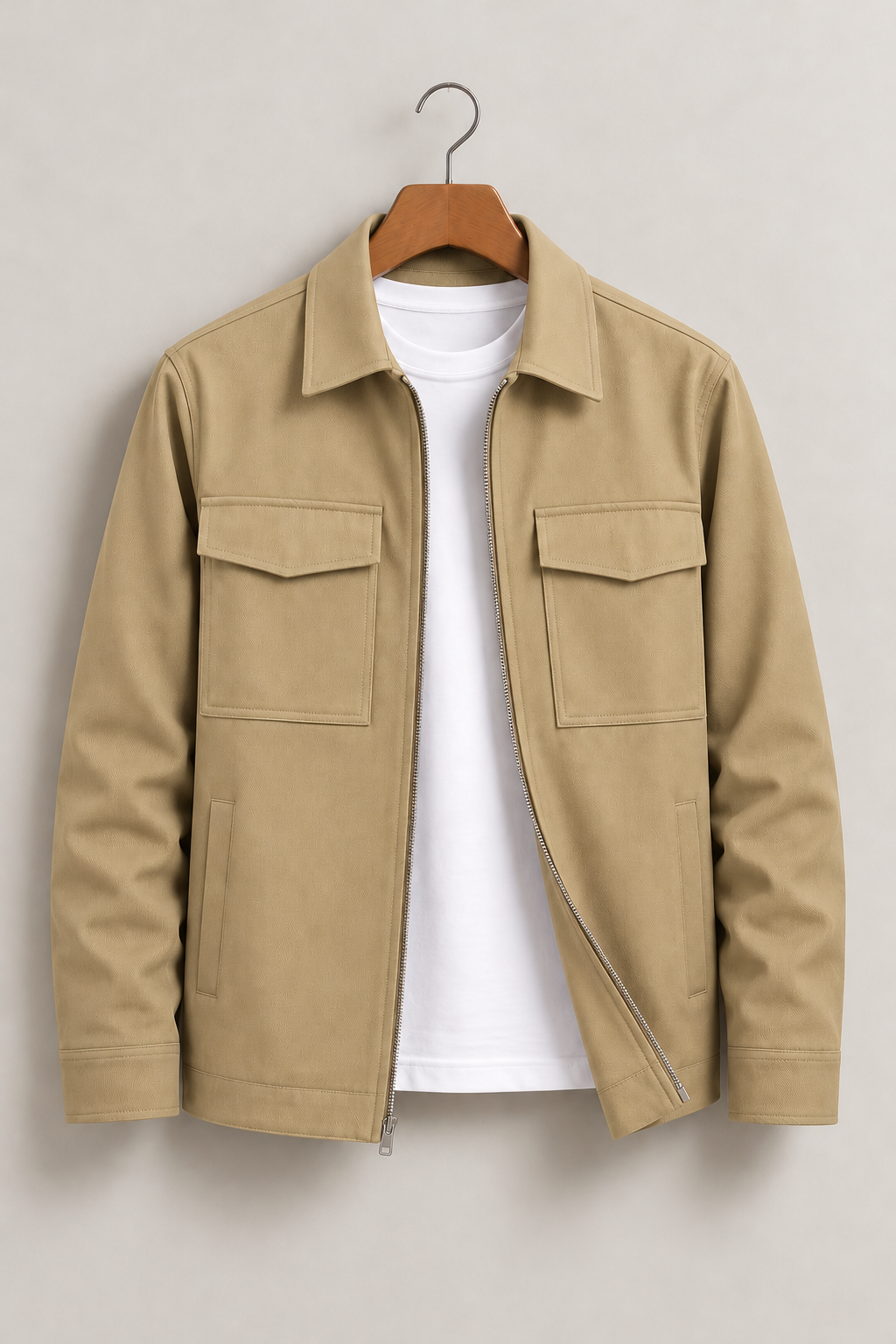 Cotton Twill Utility Jacket