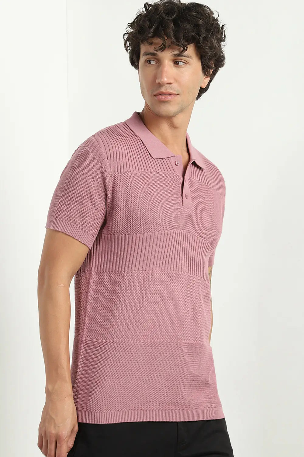 Multi Textured Polo Shirts