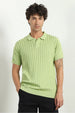 Drop Needle Textured Polo Shirts