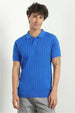 Drop Needle Textured Polo Shirts