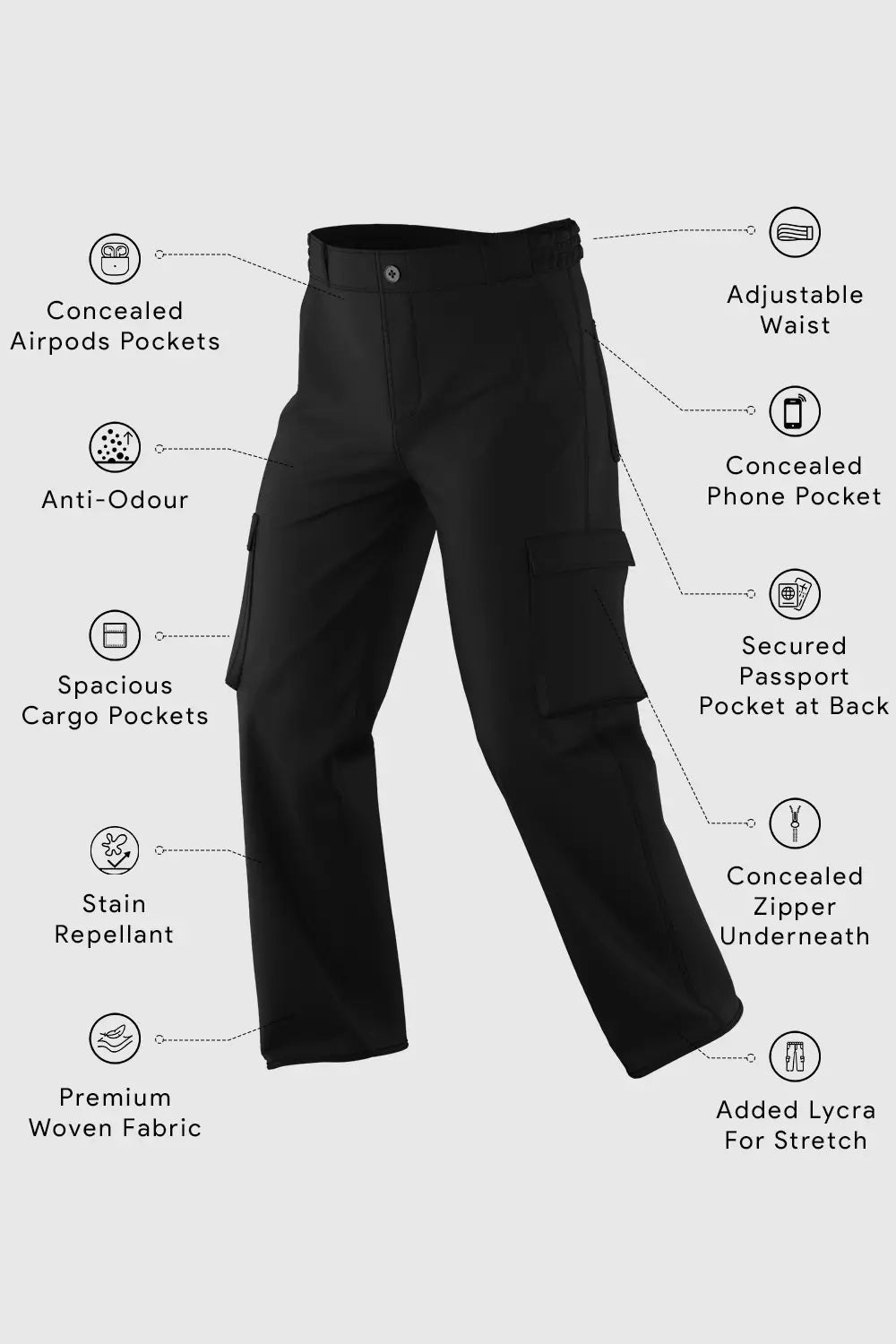 Wanderer - Travel Cargo Pants