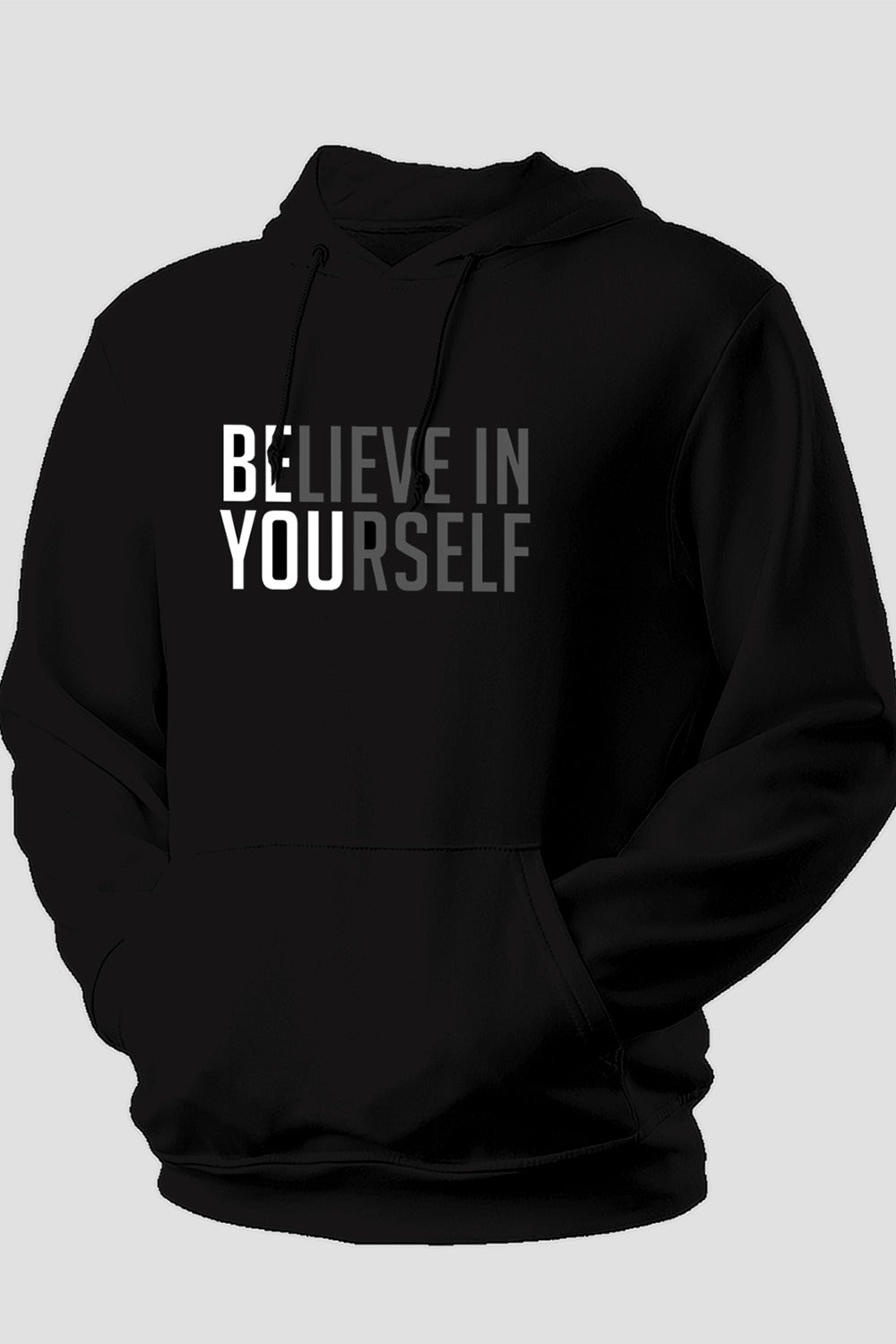 Boyfriend Fit Believe In Yourself Classic Hoodie
