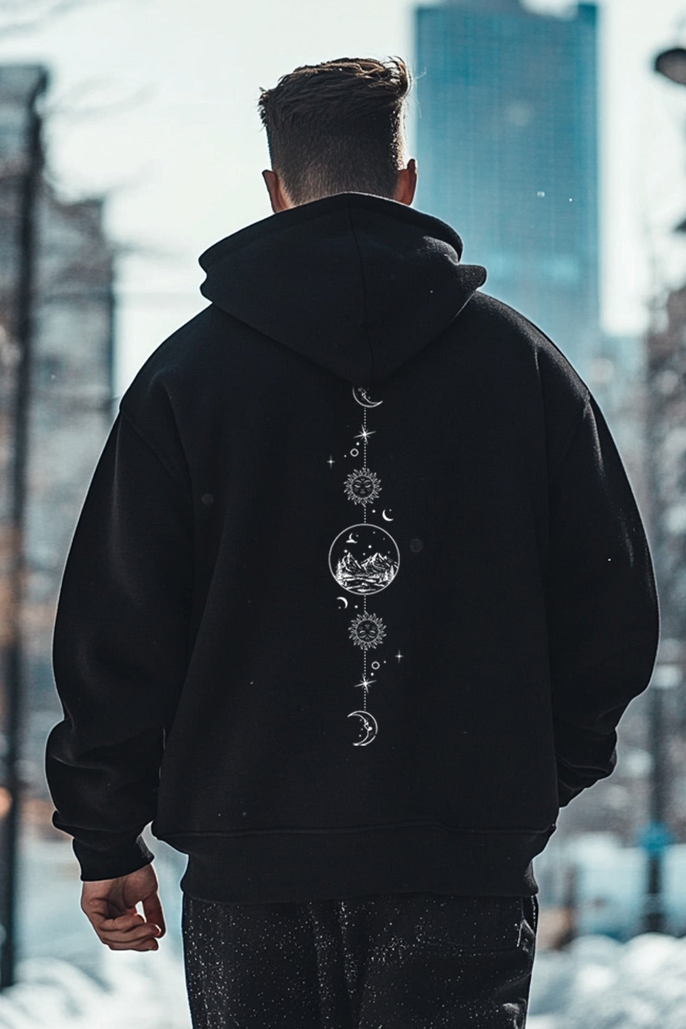 Lunar Echo Oversized Fit Hoodie – Nobero