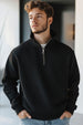 Mock Neck  Sweatshirt