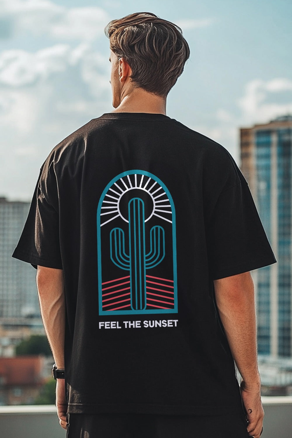 Sunset Oversized T-Shirt