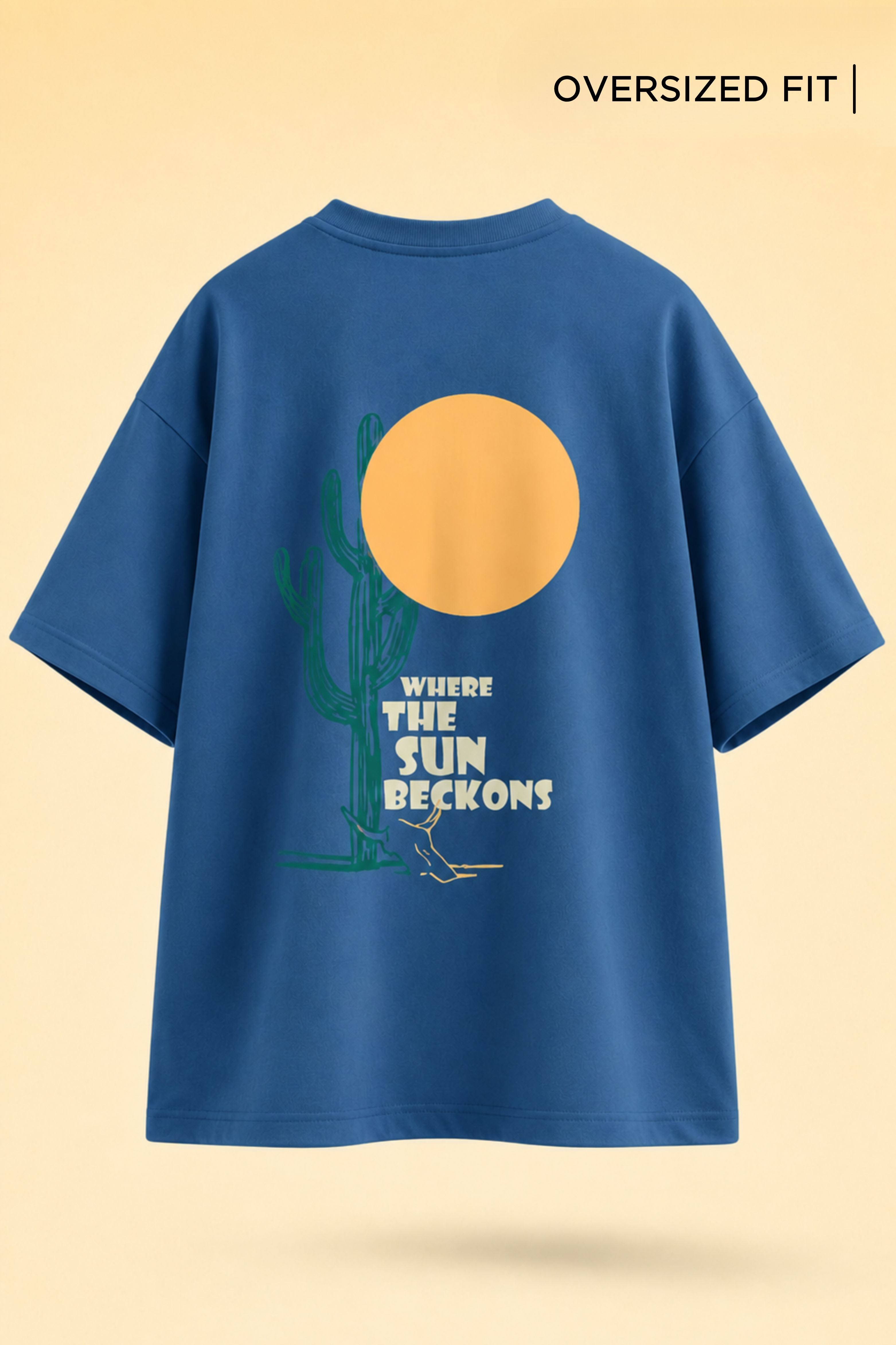 Where the sun beckons Oversized T-Shirt