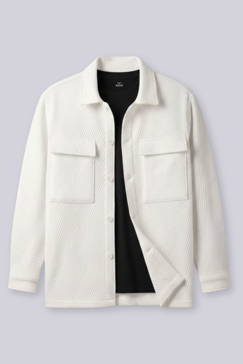 Textured Relax Fit Shacket