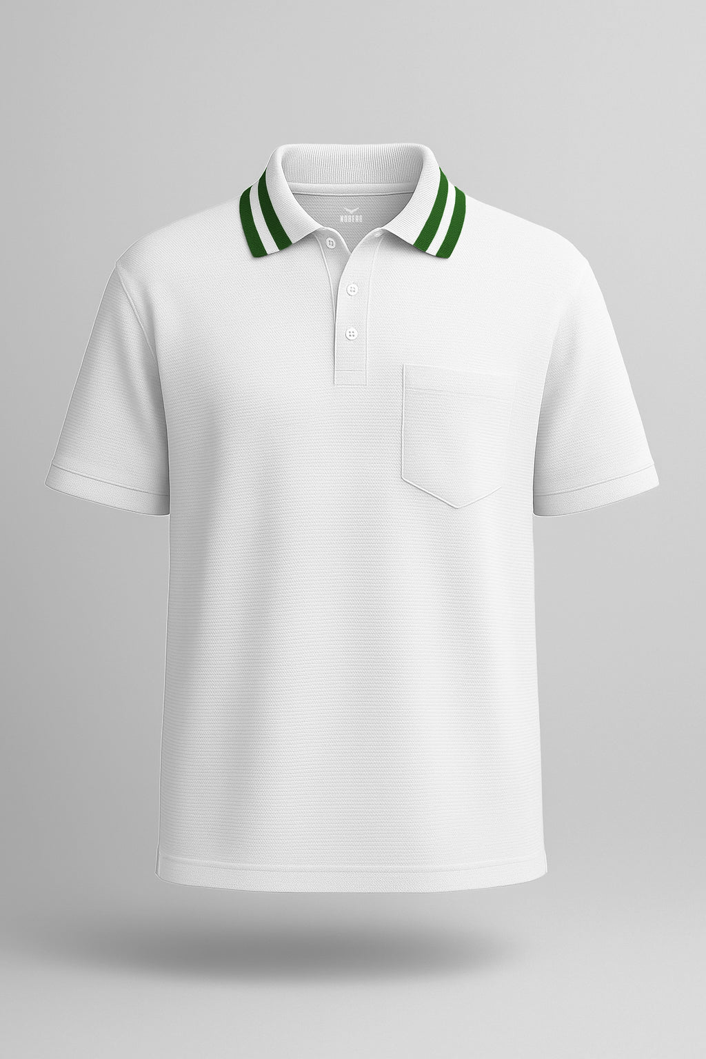 Striped Collar Polo T-Shirt